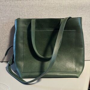 Green Madewell transport zipper tote
